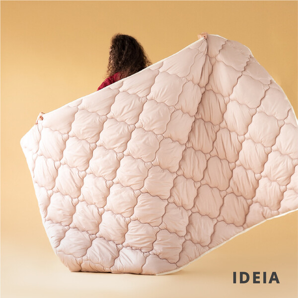 Одеяло шерстяное всесезонное 175 x 210 см WOOLLY ТМ IDEIA - изображение 8