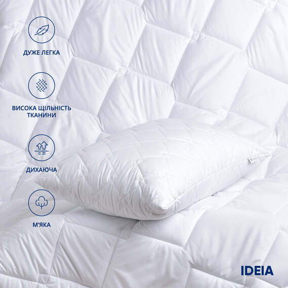 Набор зимних одеял IDEIA Classic 10 шт 200x220 см (евро), антиаллергенные, теплые, отельные, белые - изображение 6