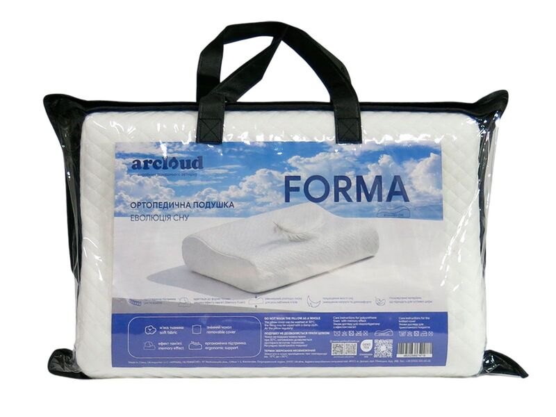 Ортопедична подушка Arcloud Memory Foam FORMA MINI 47x30x10/7 см - зображення 11