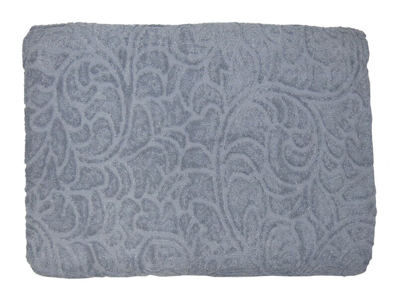 Простирадло махрове Parisa 400 полуторне 150 x 200 см., J-079 - N06 сіре, ТМ Parisa Home Узбекистан - зображення 1