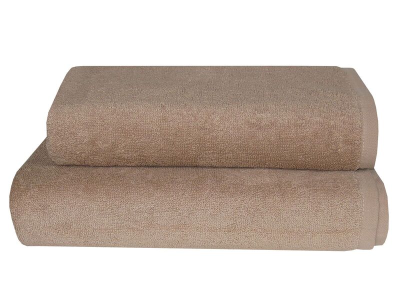 Полотенце махровое 50 x 90 см. Parisa Flat Cotton, H-500 бежевое, ТМ Parisa Home - изображение 1