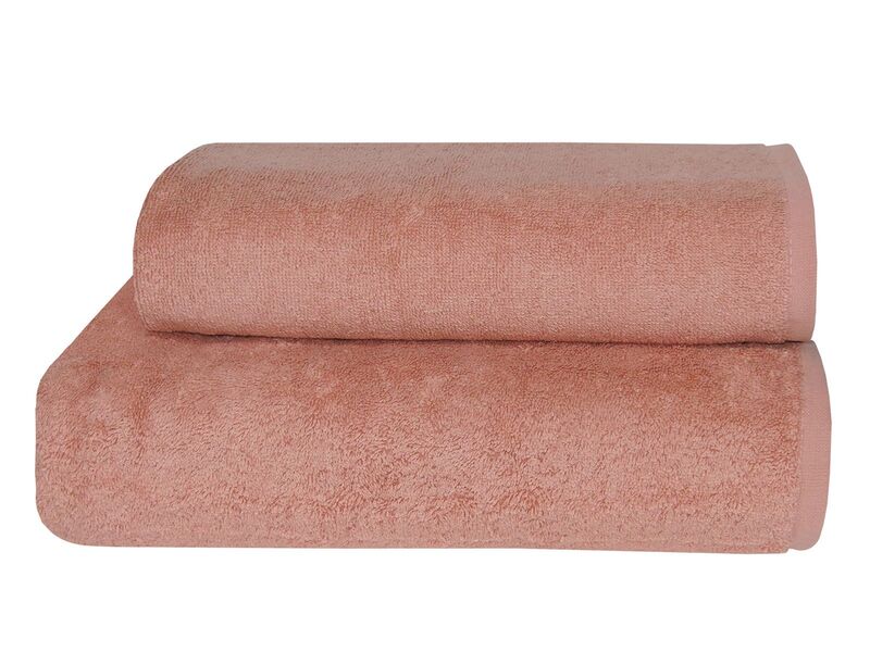 Рушник махровий 50 x 90 см. Parisa Flat Cotton, H-500 персиковий, ТМ Parisa Home Узбекистан - зображення 1