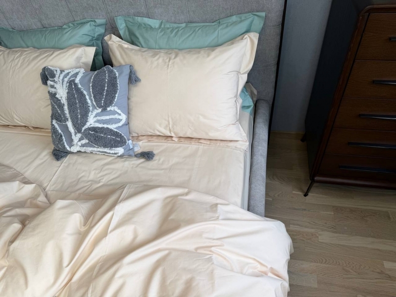 Комплект постельного белья Beige, Перкаль Премиум, P109 ТМ Комфорт-текстиль - изображение 1
