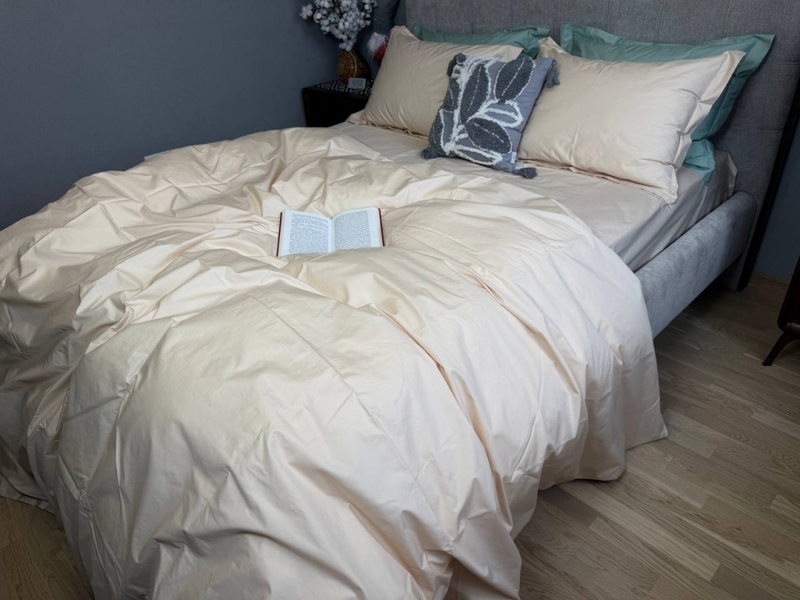Комплект постельного белья Beige, Перкаль Премиум, P109 ТМ Комфорт-текстиль - изображение 10