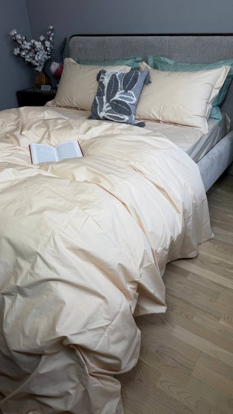 Комплект постельного белья Beige, Перкаль Премиум, P109 ТМ Комфорт-текстиль - изображение 13