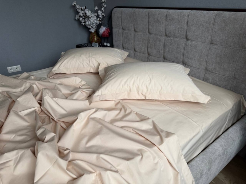 Комплект постельного белья Beige, Перкаль Премиум, P109 ТМ Комфорт-текстиль - изображение 14