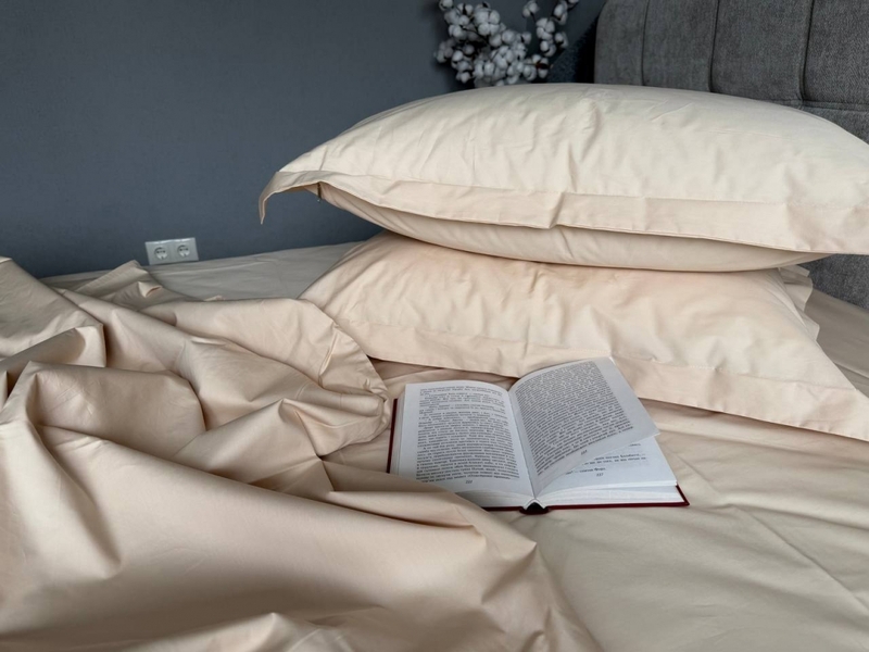 Комплект постельного белья Beige, Перкаль Премиум, P109 ТМ Комфорт-текстиль - изображение 15