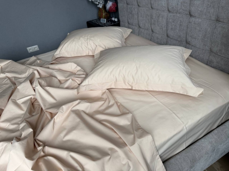 Комплект постельного белья Beige, Перкаль Премиум, P109 ТМ Комфорт-текстиль - изображение 17