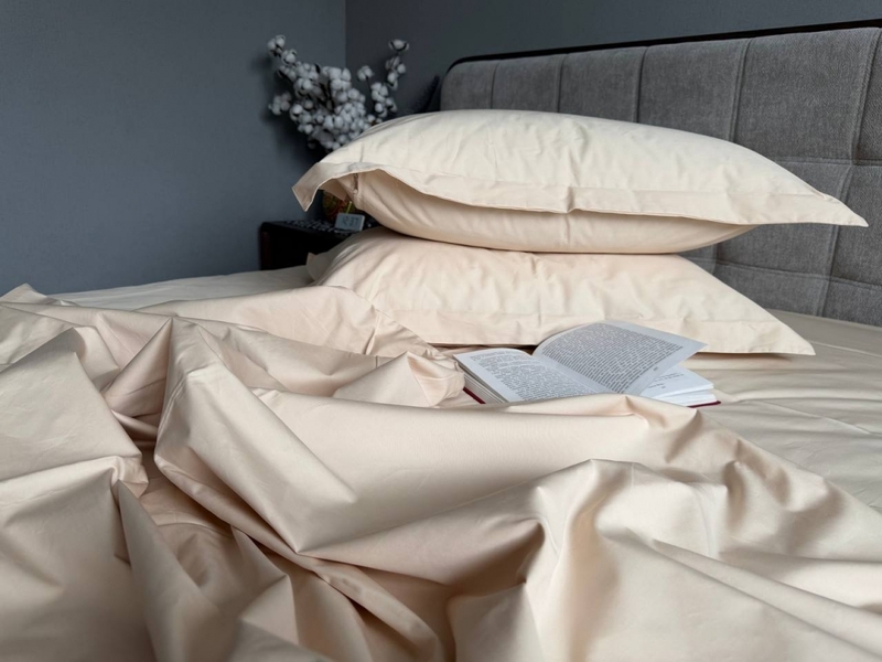 Комплект постельного белья Beige, Перкаль Премиум, P109 ТМ Комфорт-текстиль - изображение 19
