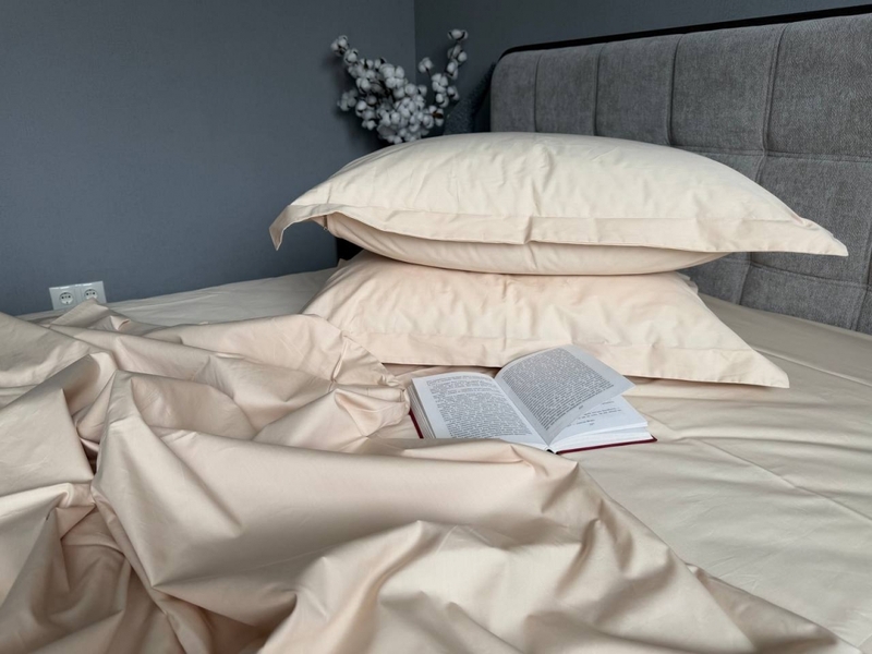 Комплект постельного белья Beige, Перкаль Премиум, P109 ТМ Комфорт-текстиль - изображение 20