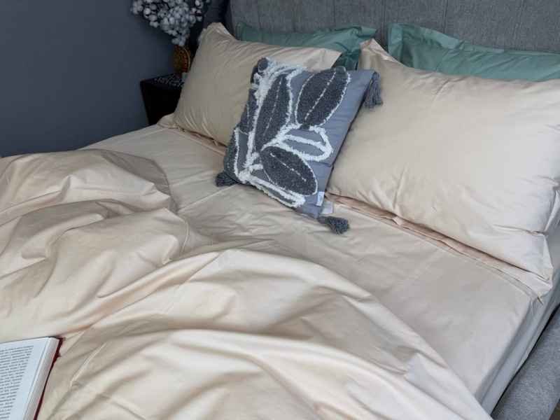 Комплект постельного белья Beige, Перкаль Премиум, P109 ТМ Комфорт-текстиль - изображение 5