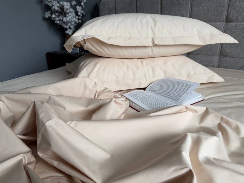 Комплект постельного белья Beige, Перкаль Премиум, P109 ТМ Комфорт-текстиль - изображение 8