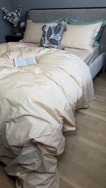 Комплект постельного белья Beige, Перкаль Премиум, P109 ТМ Комфорт-текстиль - изображение 9
