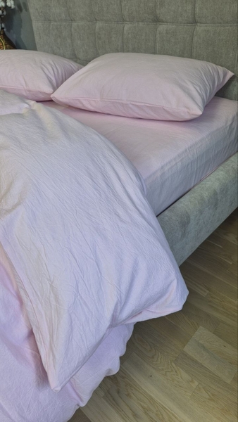 Комплект постільної білизни Pink, Варена бавовна (Washed Cotton) W1351 - зображення 5