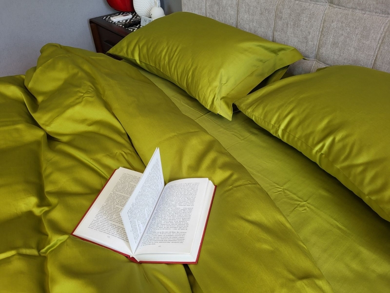 Комплект постільної білизни PISTACHIO, Turkish satin - зображення 1