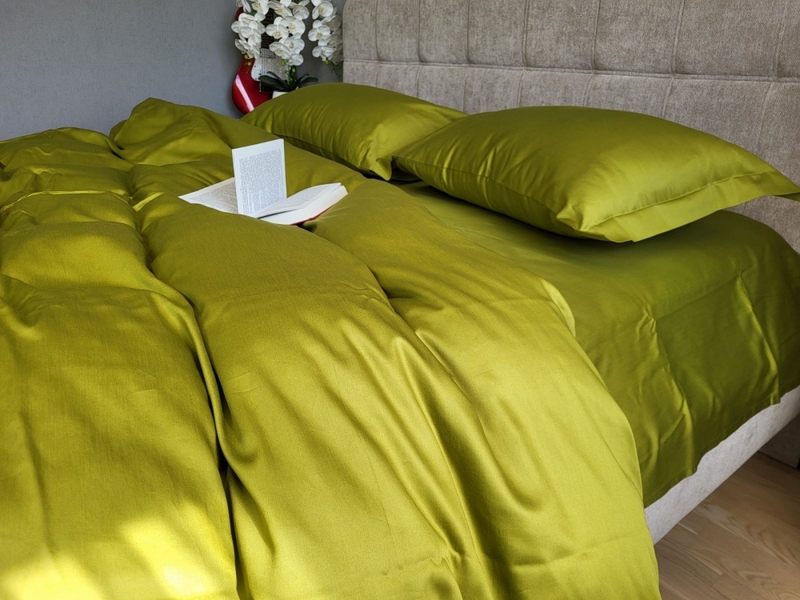 Комплект постільної білизни PISTACHIO, Turkish satin - зображення 3
