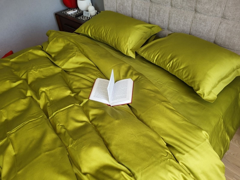 Комплект постільної білизни PISTACHIO, Turkish satin - зображення 8
