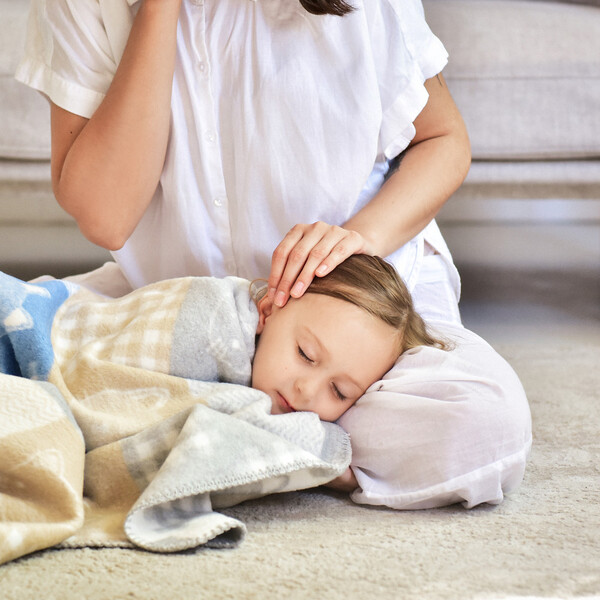 Плед детячий бавовна BABY ТM PAPAELLA 90 x 120 см киця блакитний - зображення 6