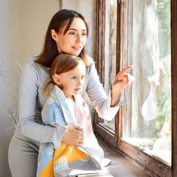 Плед детский хлопок BABY ТM PAPAELLA 90 x 120 см сердце - изображение 3