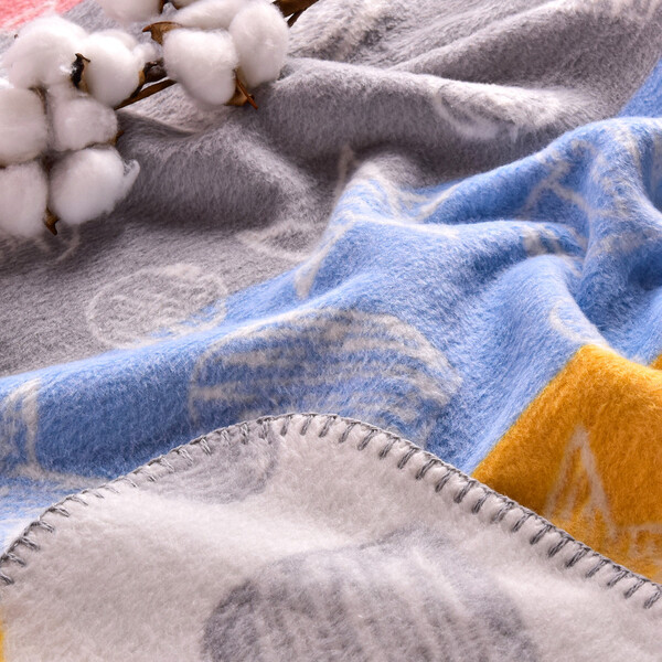 Плед детский хлопок BABY ТM PAPAELLA 90 x 120 см сердце - изображение 4