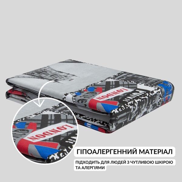 Підковдра 200 x 220 см бавовна натуральна TM IDEIA ранфорс в упаковці Лондон - зображення 3
