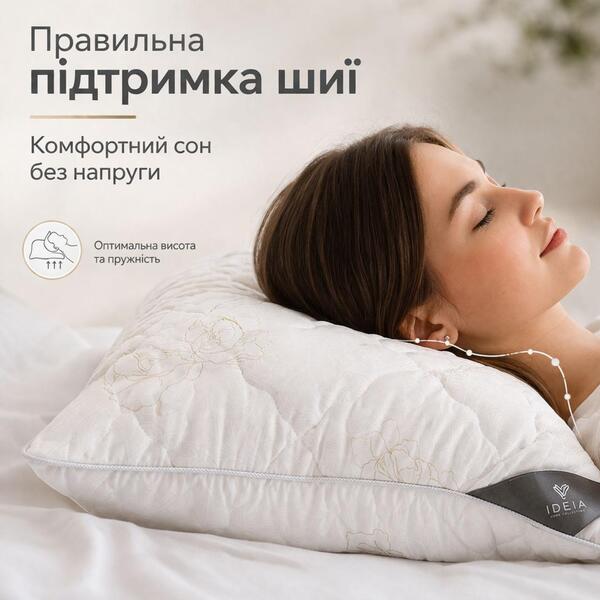 Подушка Air Dream Classic 70 x 70 см, два чохли з блискавкою, з принтом троянди, ТМ IDEIA - зображення 13