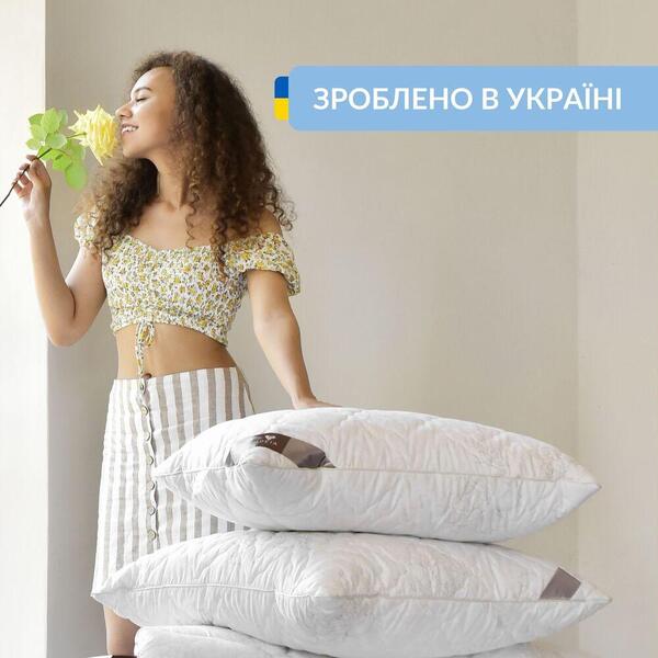 Подушка Air Dream Classic 70 x 70 см, два чохли з блискавкою, з принтом троянди, ТМ IDEIA - зображення 7