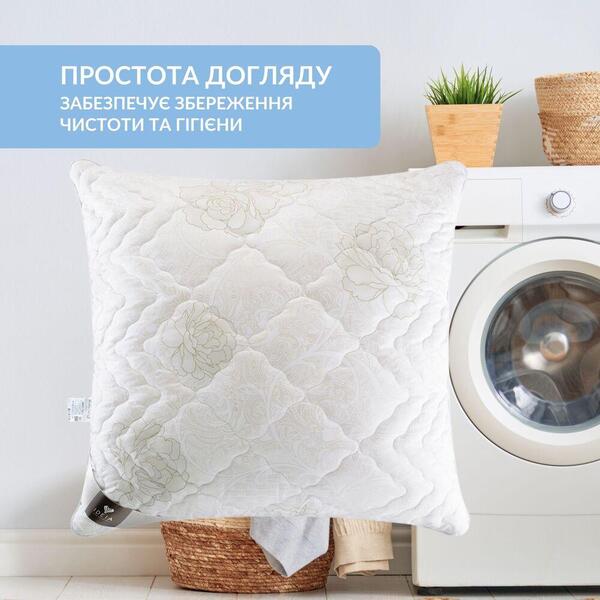 Подушка Air Dream Classic 70 x 70 см, два чохли з блискавкою, з принтом троянди, ТМ IDEIA - зображення 9