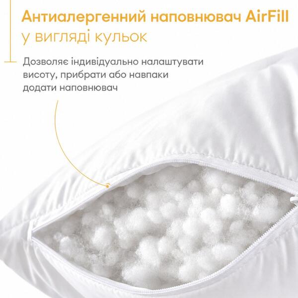 Подушка Air Dream Exclusive ТМ IDEIA 70 x 70 см біла - зображення 16