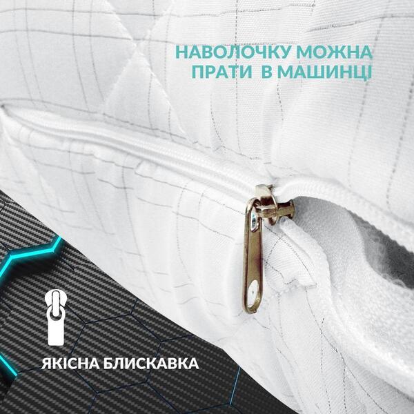 Подушка Antistatic Sleep 50 x 70 см, антистатична тканина, штучний пух, з блискавкою, ТМ IDEIA - зображення 22