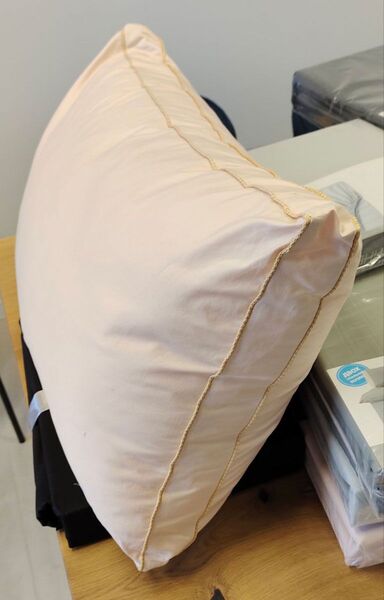 Подушка Slumbrio 45 x 65 см з подвійним кантом, штучний лебединий пух, ТМ Daisy - зображення 4