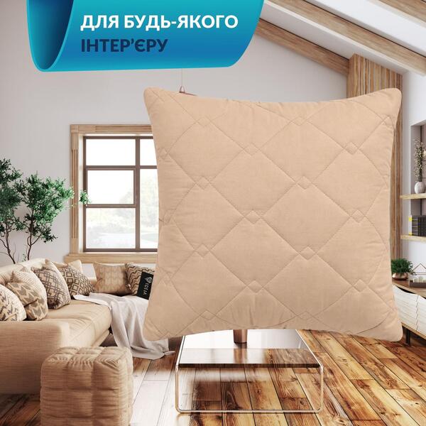 Подушка декоративна CUBE IDEIA, 50 x 50 см, бежева - зображення 6