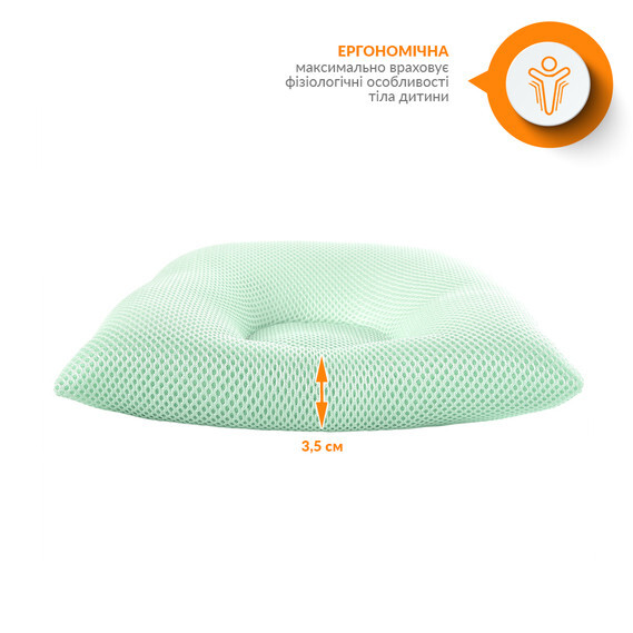 Подушка дитяча ортопедична PAPAELLA 25x26x8 см для немовлят - зображення 7