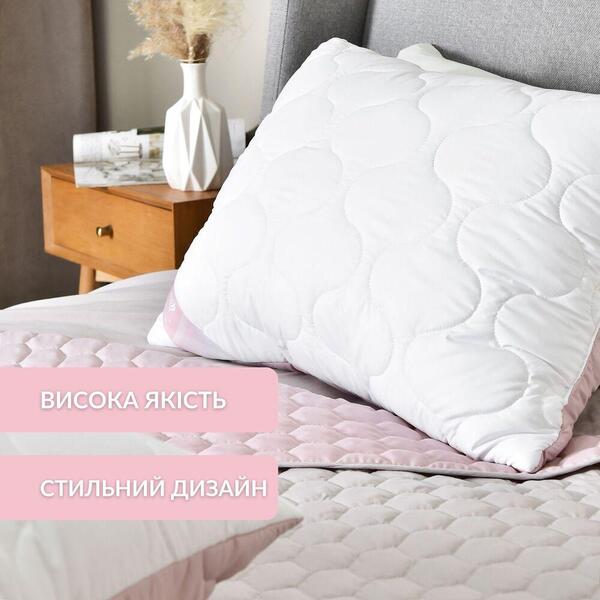 Подушка для сну 50 x 70 см. Soft Преміум, двостороння, аналог лебединого пуху, стьобана, ТМ IDEIA - зображення 6