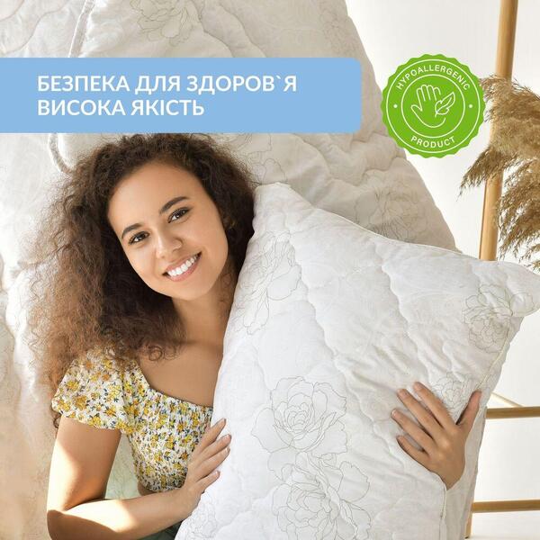 Подушка для сну Air Dream Classic ТМ IDEIA 50 x 70 см троянди - зображення 4