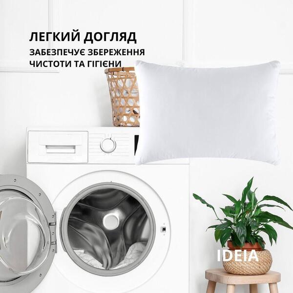 Подушка NORDIC CLASSIC 40 x 60 см IDEIA антиалергенне волокно біла - зображення 8
