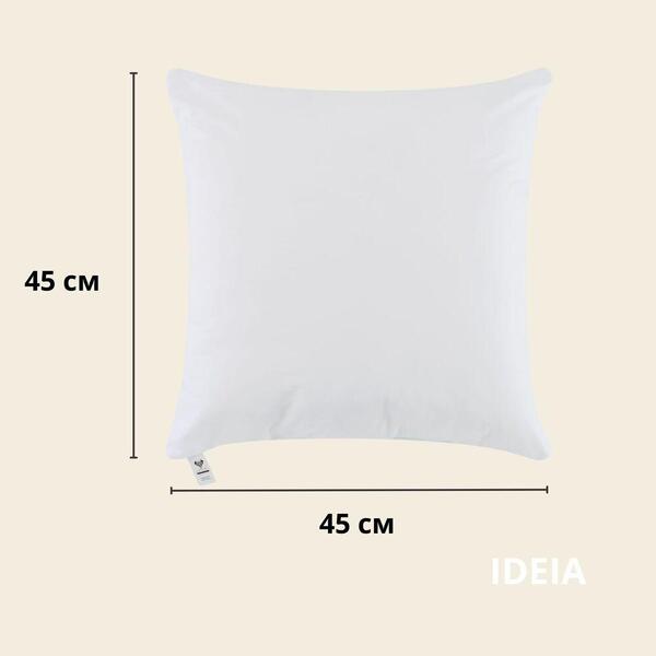 Подушка NORDIC CLASSIC 45 x 45 см IDEIA антиалергенне волокно біла - зображення 2
