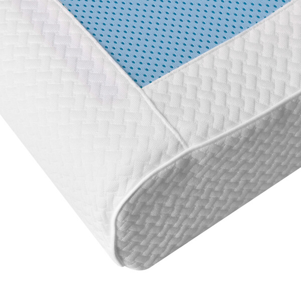 Подушка ортопедична CoolGel 60 x 40 x 11/9 см з охолоджуючим гелем та ефектом пам’яті, ТМ IDEIA - зображення 5