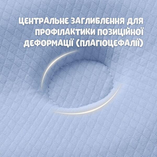Подушка ортопедична дитяча BabyComfort 27 x 22 x 3 см, з ефектом пам’яті, блакитна у формі ведмедика, ТМ PAPAELLA - зображення 13