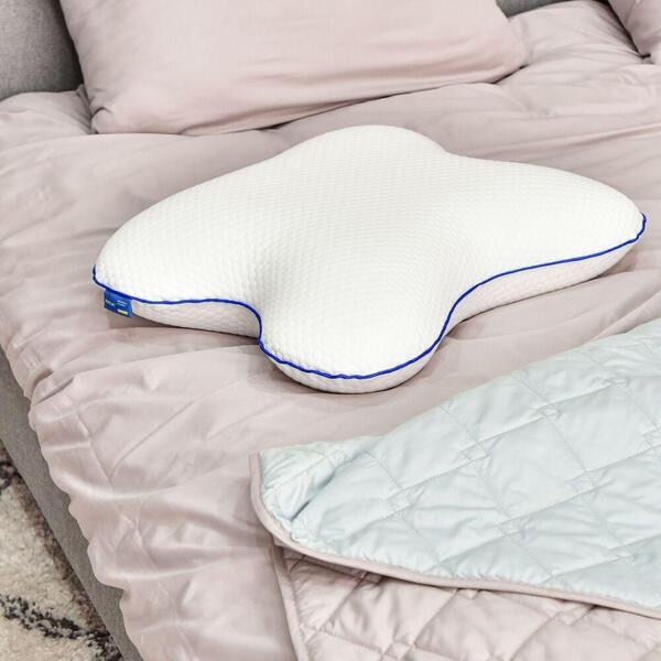 Подушка ортопедична MEMORY FOAM IDEIA метелик 50 x 58 x 12 см з ефектом пам’яті - зображення 10