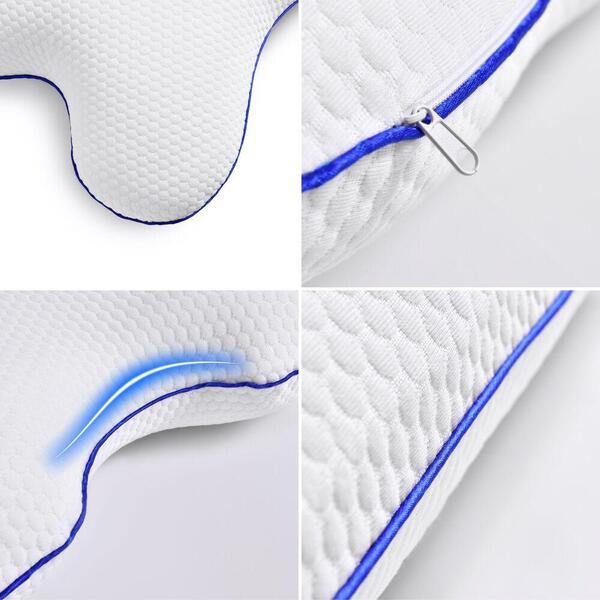 Подушка ортопедична MEMORY FOAM IDEIA метелик 50 x 58 x 12 см з ефектом пам’яті - зображення 7