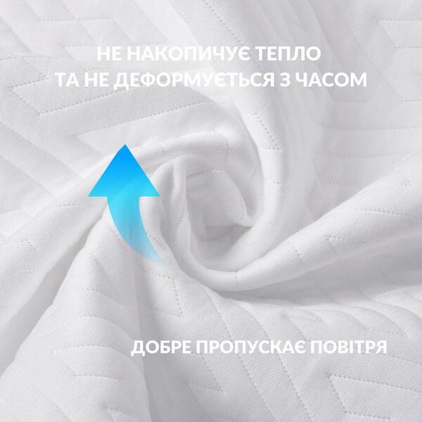 Подушка ортопедична NeckWave 60 x 40 x 11/9 см, анатомічна з ефектом пам’яті, ТМ IDEIA - зображення 16