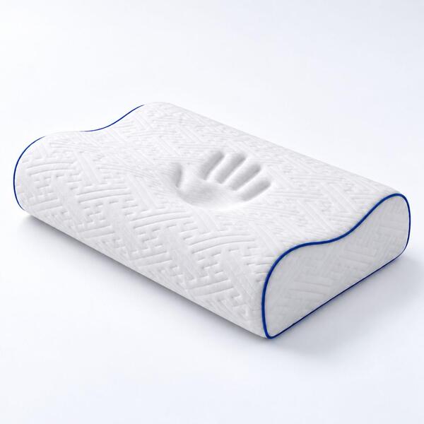 Подушка ортопедична NeckWave 60 x 40 x 11/9 см, анатомічна з ефектом пам’яті, ТМ IDEIA - зображення 16