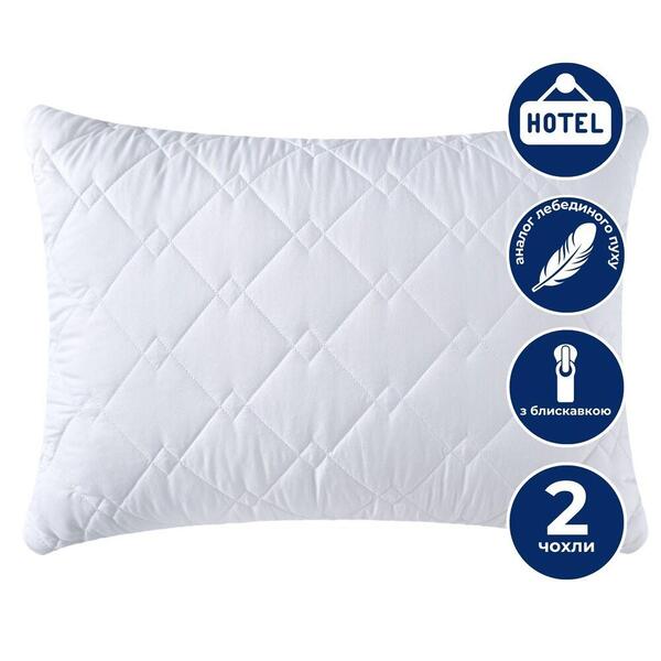 Подушка готельна Classic Soft із внутрішньою подушкою ТМ IDEIA 50 x 70 см - зображення 2