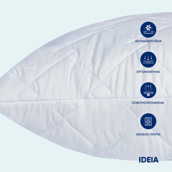 Подушка готельна Classic Soft із внутрішньою подушкою ТМ IDEIA 50 x 70 см - зображення 3