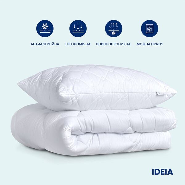 Подушка готельна Classic Soft із внутрішньою подушкою ТМ IDEIA 50 x 70 см - зображення 5