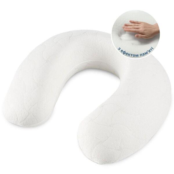 Подушка рогалик для подорожей MEMORY FOAM ТМ IDEIA 30 x 40 см - зображення 2