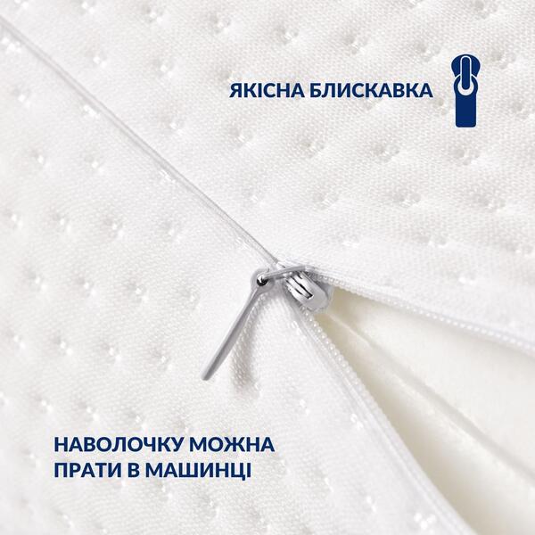 Подушка валик ErgoRoll 40 x 15 x 15 см для підтримки шиї, ортопедична, з ефектом пам’яті, ТМ IDEIA - зображення 6