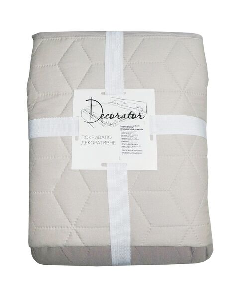 Покривало Decorator 140 x 215 паяне двостороннє (Куб сіро/коричнево-бежеве 15-3800/13-5304) - зображення 3