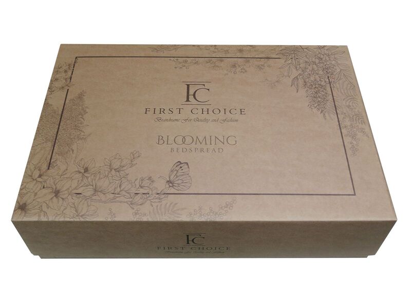 Покрывало муслиновое Blooming Bedspread 240 x 260  наволочки 2 шт 50 x 70 (Rodya Grey), ТМ First Choice - изображение 3